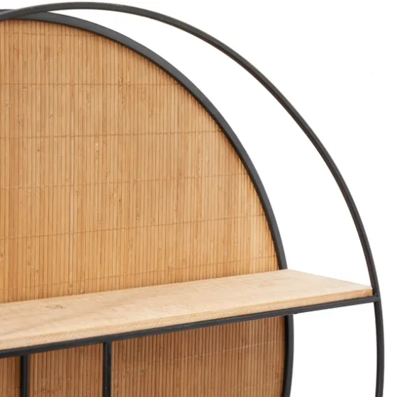 Brown Bamboo Modern Wall Shelf-Kirkland's Home Shop