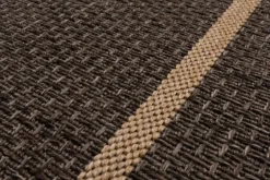 Brown Bordered Outdoor Area Rug, 5X7-Kirkland's Home Outlet