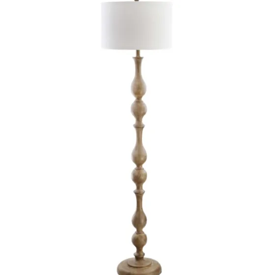 Brown Carved Spindle Floor Lamp-Kirkland's Home Shop