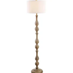 Brown Carved Spindle Floor Lamp-Kirkland's Home Shop