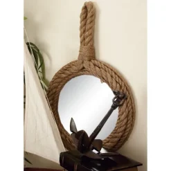 Brown Cora Jute Wall Mirrors, Set Of 3-Kirkland's Home Best Sale