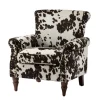 Brown Cow Print Upholstered Accent Chair-Kirkland's Home Hot