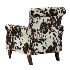 Brown Cow Print Upholstered Accent Chair-Kirkland's Home Hot