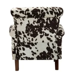 Brown Cow Print Upholstered Accent Chair-Kirkland's Home Hot