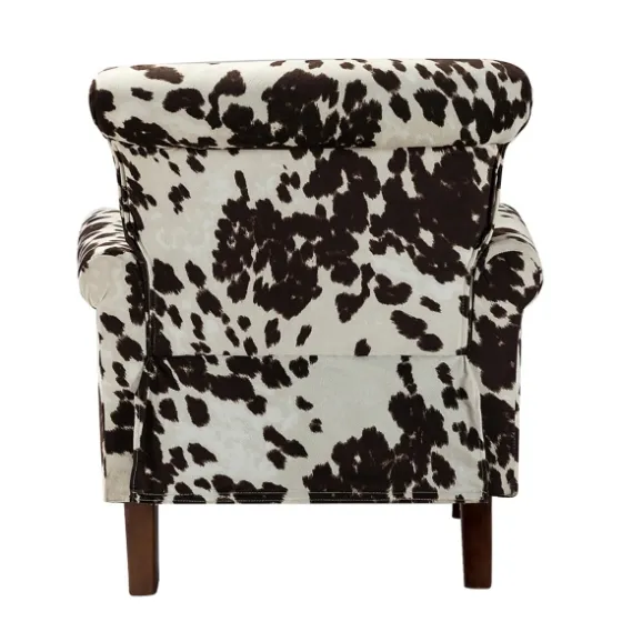Brown Cow Print Upholstered Accent Chair-Kirkland's Home Hot