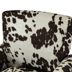 Brown Cow Print Upholstered Accent Chair-Kirkland's Home Hot