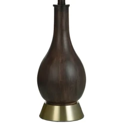 Brown Curved Wood Table Lamp-Kirkland's Home Discount