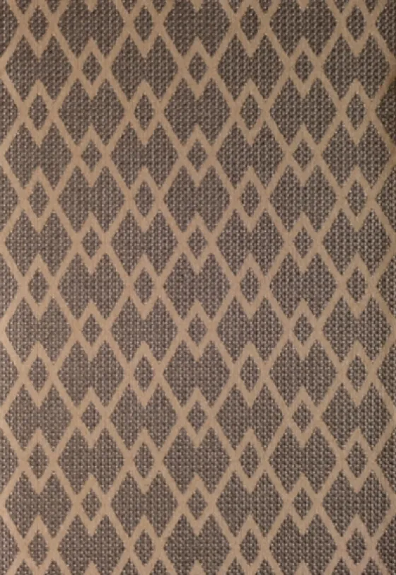 Brown Diamond Chevron Outdoor Area Rug, 7X9-Kirkland's Home Store