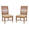 Brown Hollywood Regency Dining Chairs, Set Of 2-Kirkland's Home Fashion