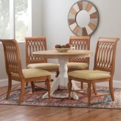Brown Hollywood Regency Dining Chairs, Set Of 2-Kirkland's Home Fashion