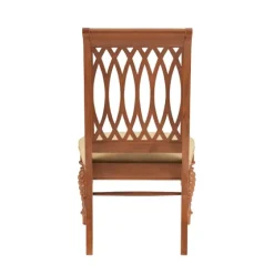 Brown Hollywood Regency Dining Chairs, Set Of 2-Kirkland's Home Fashion