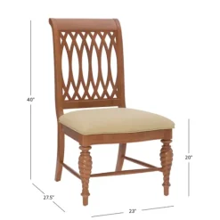 Brown Hollywood Regency Dining Chairs, Set Of 2-Kirkland's Home Fashion