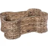 Brown Hyacinth Dog Bone Basket-Kirkland's Home Online