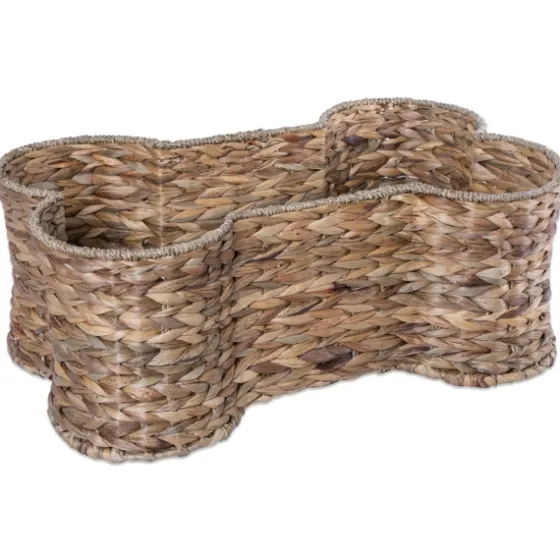 Brown Hyacinth Dog Bone Basket-Kirkland's Home Online