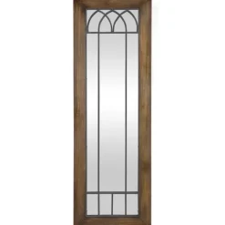 Brown Larissa Arched Window Leaning Mirror-Kirkland's Home Cheap