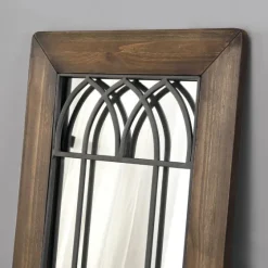 Brown Larissa Arched Window Leaning Mirror-Kirkland's Home Cheap