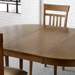 Brown Leaf Wooden Dining Table-Kirkland's Home Best Sale