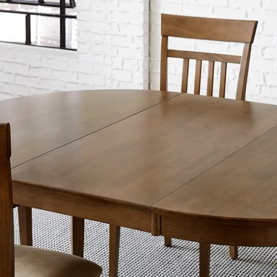Brown Leaf Wooden Dining Table-Kirkland's Home Best Sale