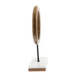Brown Mango Wood Abstract Sculpture-Kirkland's Home Online