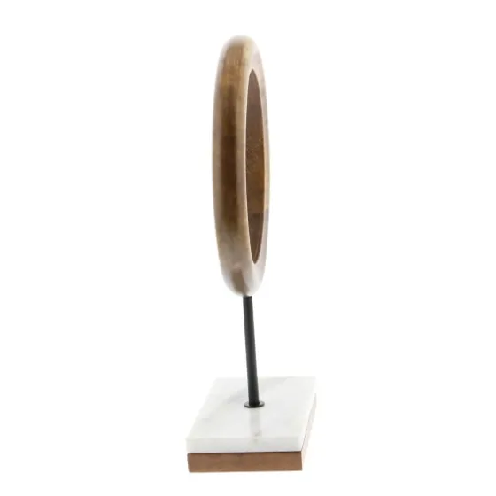 Brown Mango Wood Abstract Sculpture-Kirkland's Home Online