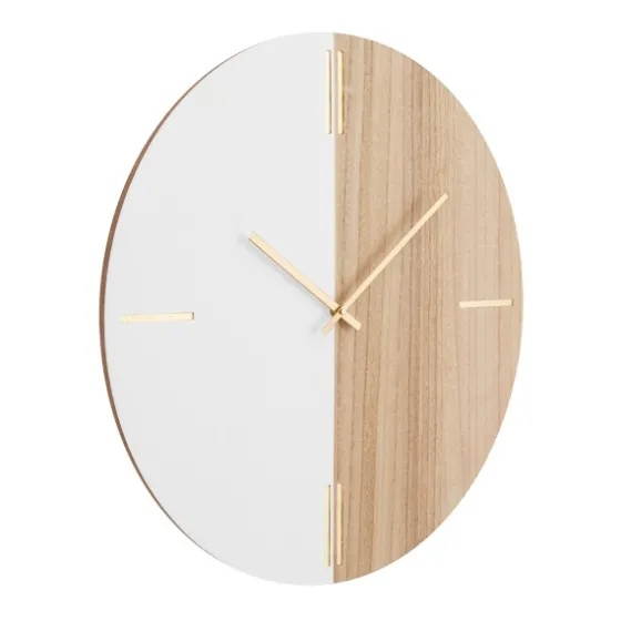 Brown Neutral Element Wall Clock-Kirkland's Home Discount