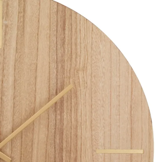 Brown Neutral Element Wall Clock-Kirkland's Home Discount