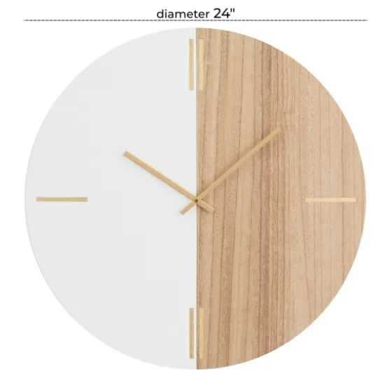 Brown Neutral Element Wall Clock-Kirkland's Home Discount