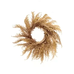 Brown Pampas Grass Harvest Wreath-Kirkland's Home Best Sale