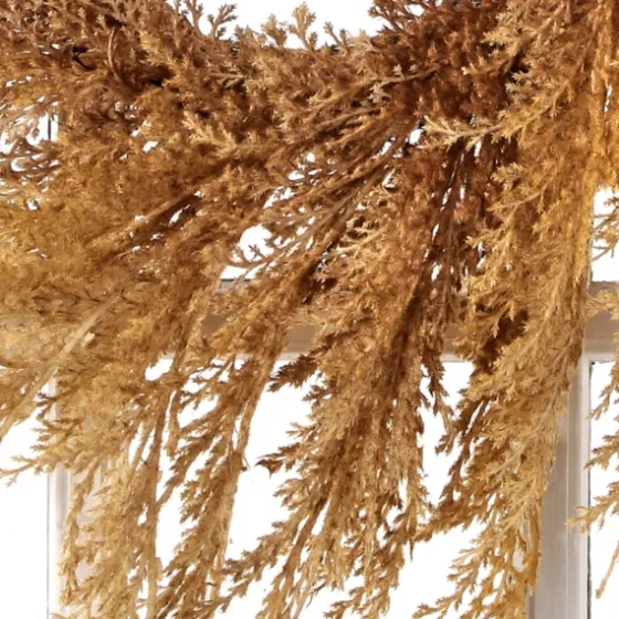 Brown Pampas Grass Harvest Wreath-Kirkland's Home Best Sale