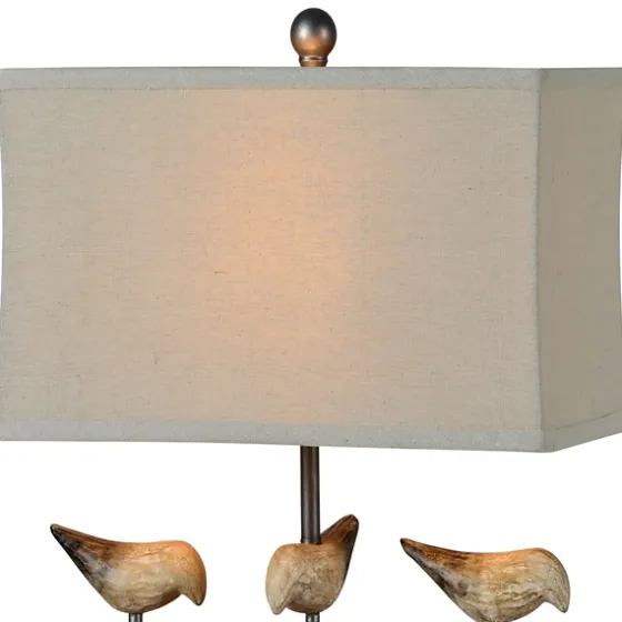 Brown Resin Birds Rec Gle Table Lamp-Kirkland's Home Outlet