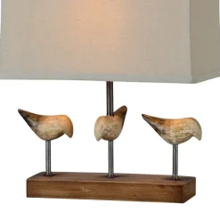 Brown Resin Birds Rec Gle Table Lamp-Kirkland's Home Outlet