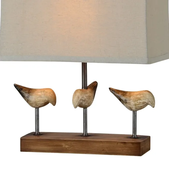 Brown Resin Birds Rec Gle Table Lamp-Kirkland's Home Outlet