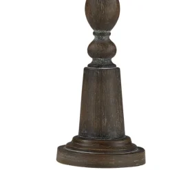Brown Resin Traditional Candlestick Buffet Lamp-Kirkland's Home Shop