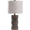 Brown Ribbed Wood Finish Table Lamp-Kirkland's Home Outlet