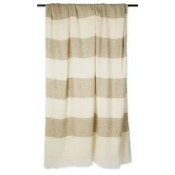Brown Rugby Stripe Fringe Throw-Kirkland's Home Cheap