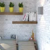 Brown Rustic Floating Wooden Shelf-Kirkland's Home Hot
