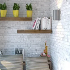 Brown Rustic Floating Wooden Shelf-Kirkland's Home Hot