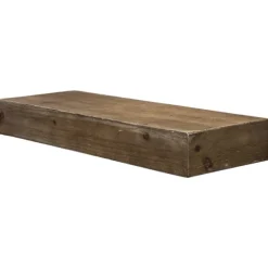 Brown Rustic Floating Wooden Shelf-Kirkland's Home Hot
