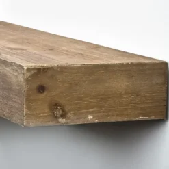 Brown Rustic Floating Wooden Shelf-Kirkland's Home Hot