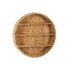 Brown Sea Grass Woven Round Wall Shelf-Kirkland's Home Sale