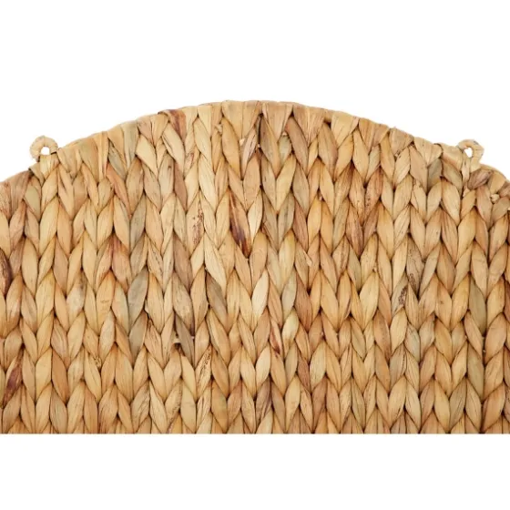 Brown Sea Grass Woven Round Wall Shelf-Kirkland's Home Sale