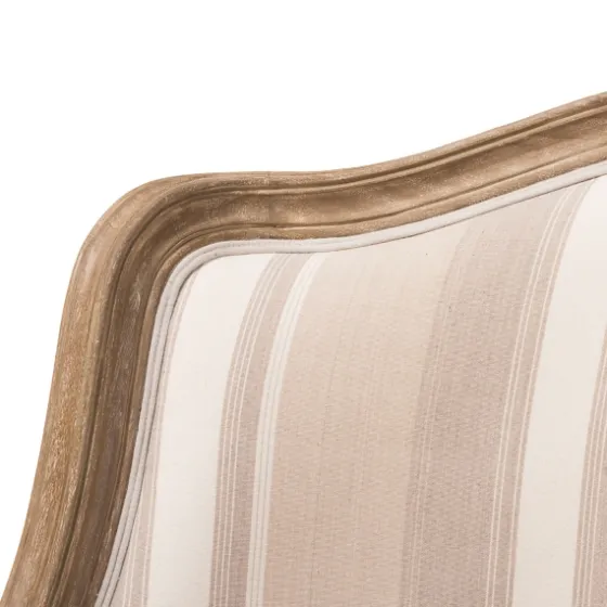Brown Striped Upholstered Accent Chair-Kirkland's Home Shop