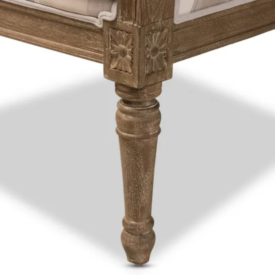Brown Striped Upholstered Accent Chair-Kirkland's Home Shop
