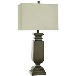 Brown Traditional Rectangular Table Lamp-Kirkland's Home Cheap
