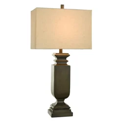 Brown Traditional Rectangular Table Lamp-Kirkland's Home Cheap