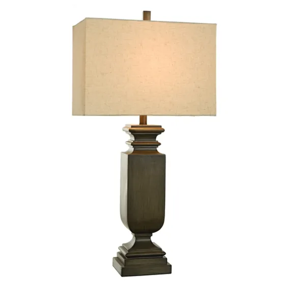 Brown Traditional Rectangular Table Lamp-Kirkland's Home Cheap