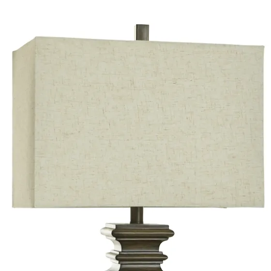 Brown Traditional Rectangular Table Lamp-Kirkland's Home Cheap