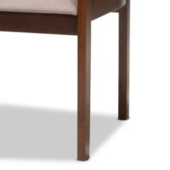 Brown Wood And Beige Upholstered 7-Pc. Dining Set-Kirkland's Home Shop