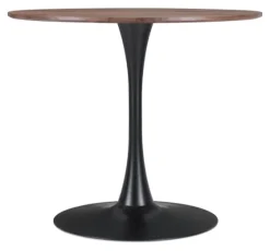 Brown Wood And Black Metal Bistro Dining Table-Kirkland's Home Cheap