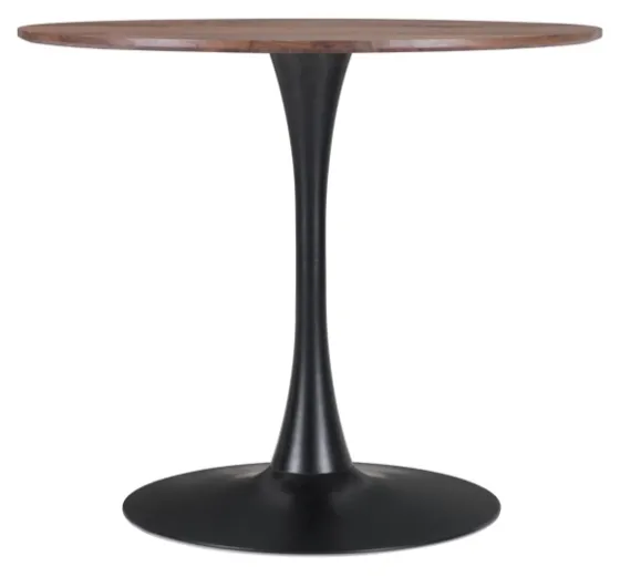 Brown Wood And Black Metal Bistro Dining Table-Kirkland's Home Cheap